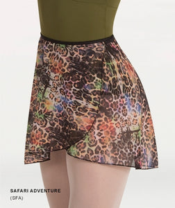 Body Wrappers Wrap Printed Skirt (980)